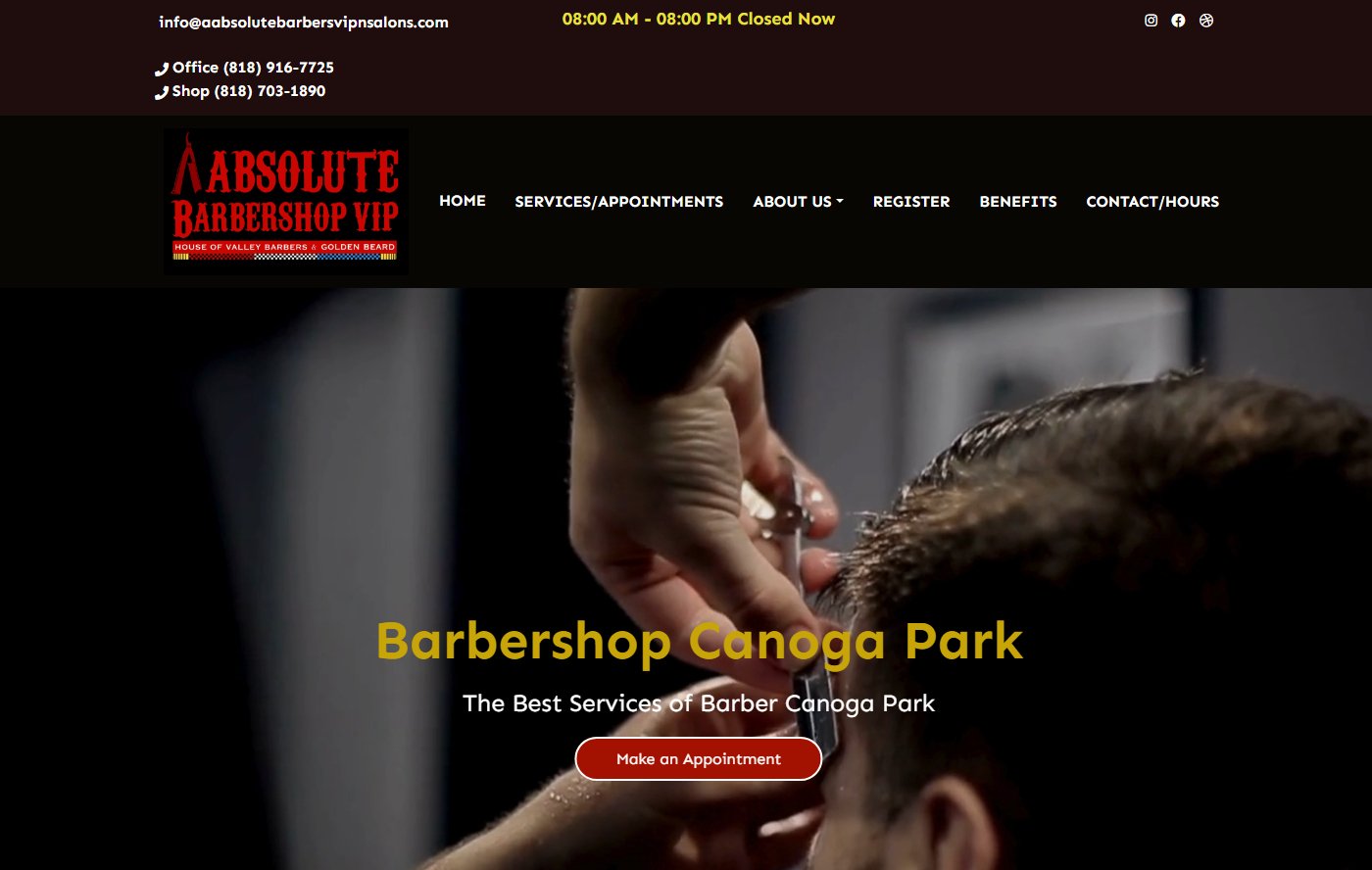 ABSOLUTE BARBERSHOP VIP